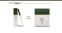 Desktop Screenshot of maisondesperles.com